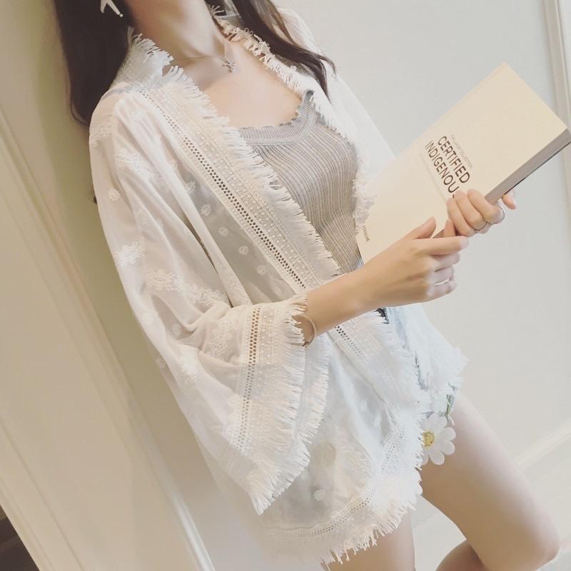 現貨 現貨 4色 甜美花邊顯胸性感針織細肩帶背心/吊帶背心#針織背心#小背心#木耳邊-細節圖4