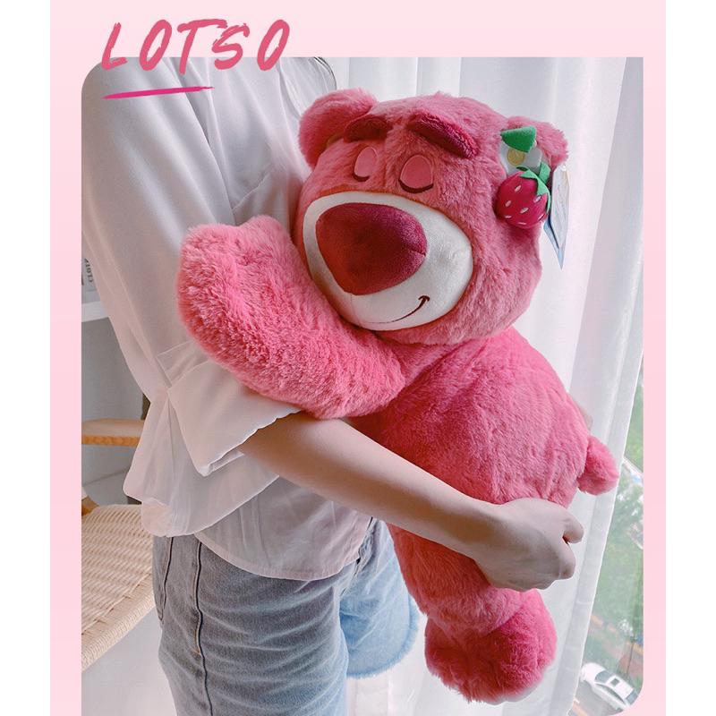 🆈🅰🅽女裝現貨實拍 草莓熊公仔超大號玩偶睡覺抱枕靠趴熊毛絨玩具娃娃生日禮物女生 交換禮物 聖誕節-細節圖2