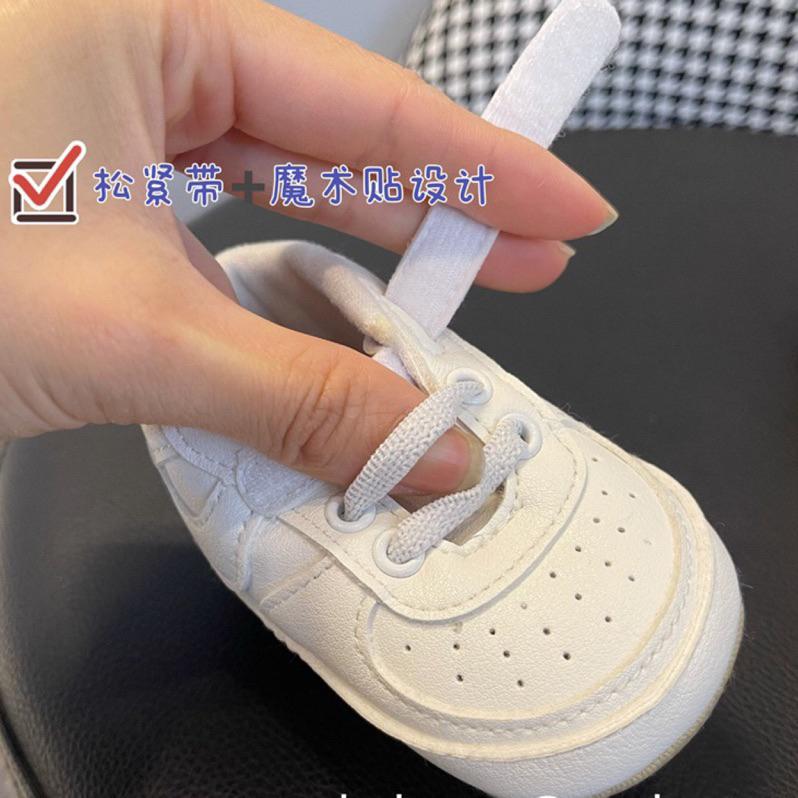 預購 春秋男女寶寶0-1歲高筒嬰兒軟底防滑運動新生兒鞋防掉跟學步單鞋-細節圖3