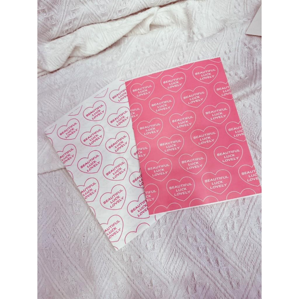 🆈🅰🅽現貨實拍 ins風自製愛心可愛字母紙袋少女心自封袋高顏值甜點裝飾禮物袋子 禮物袋  飾品袋 紙袋-細節圖2