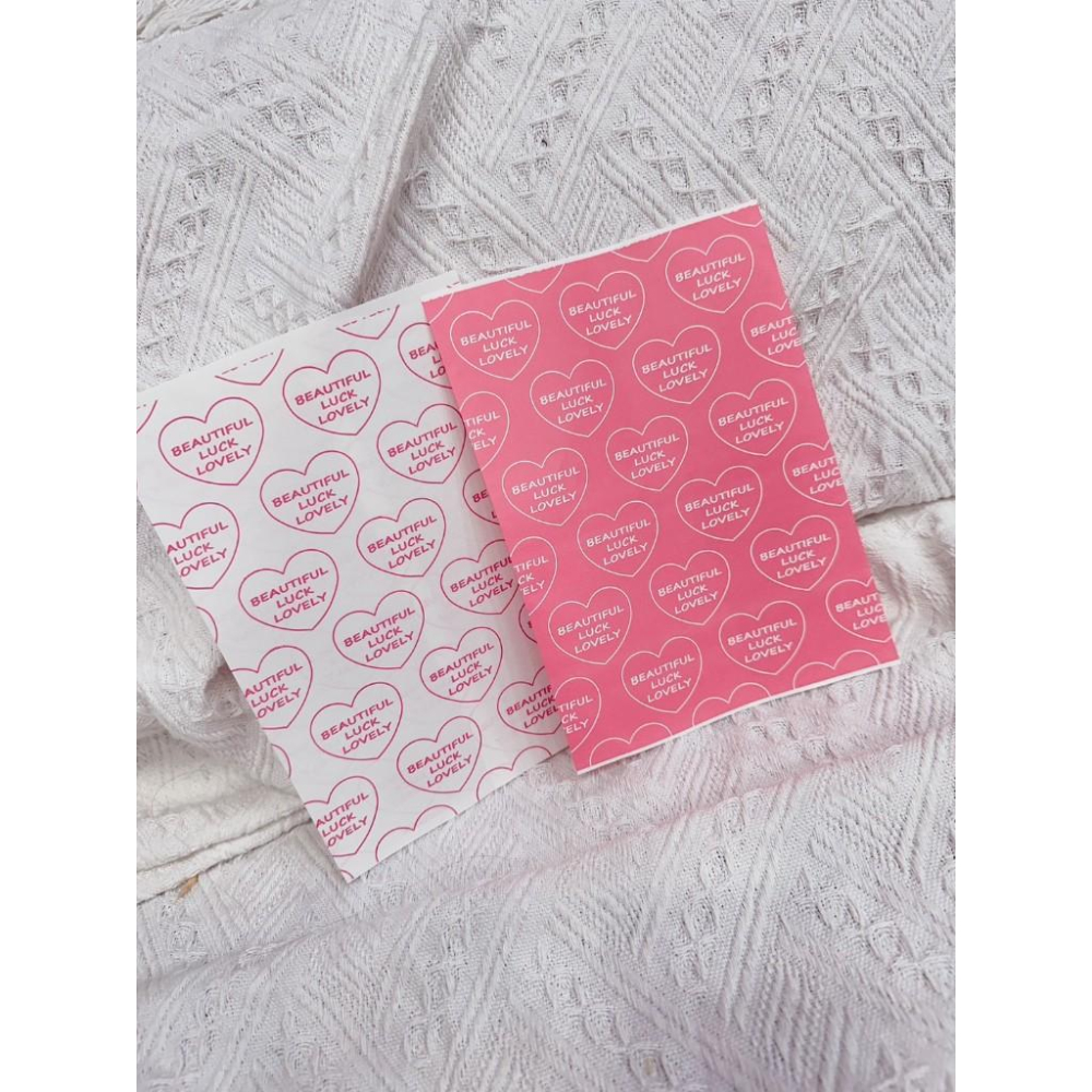 🆈🅰🅽現貨實拍 ins風自製愛心可愛字母紙袋少女心自封袋高顏值甜點裝飾禮物袋子 禮物袋  飾品袋 紙袋-細節圖3