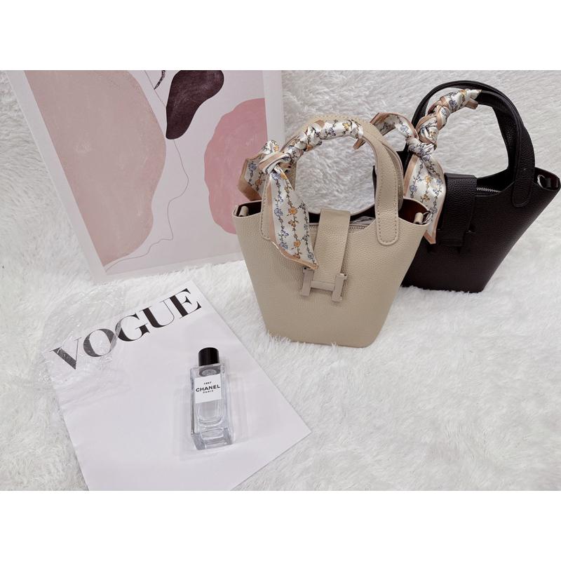 現貨 超美百搭絲帶菜籃包手提包子母包小包 小背包-細節圖5