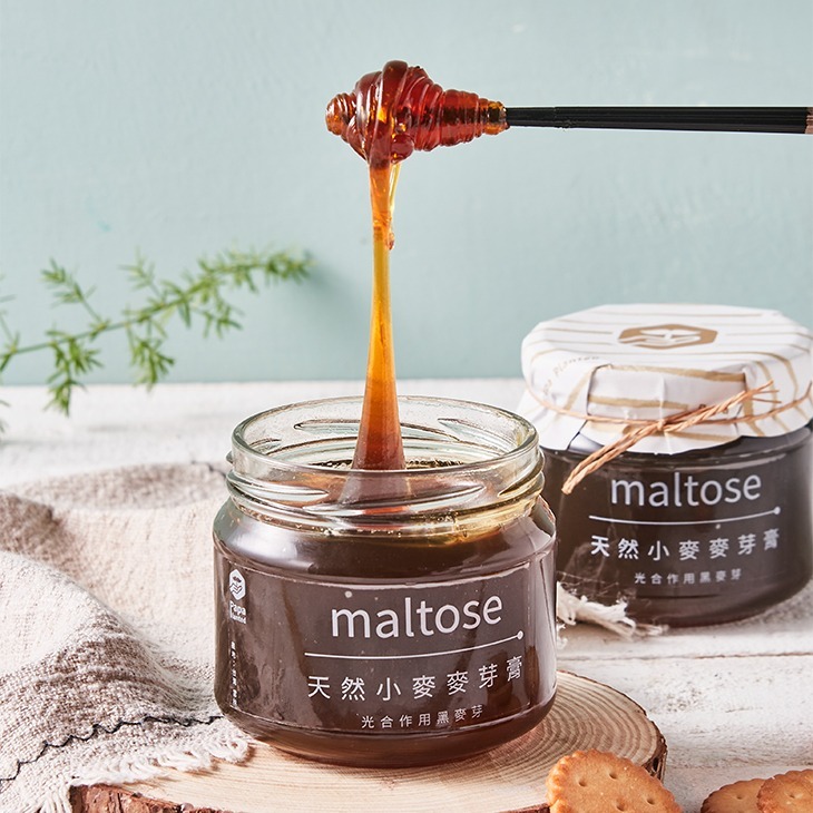 天然小麥麥芽膏禮盒（2入）麥芽寡糖 古法麥芽膏 古早味麥芽餅 送禮推薦 黑麥芽 麥芽牛奶 小農產地直送-細節圖4