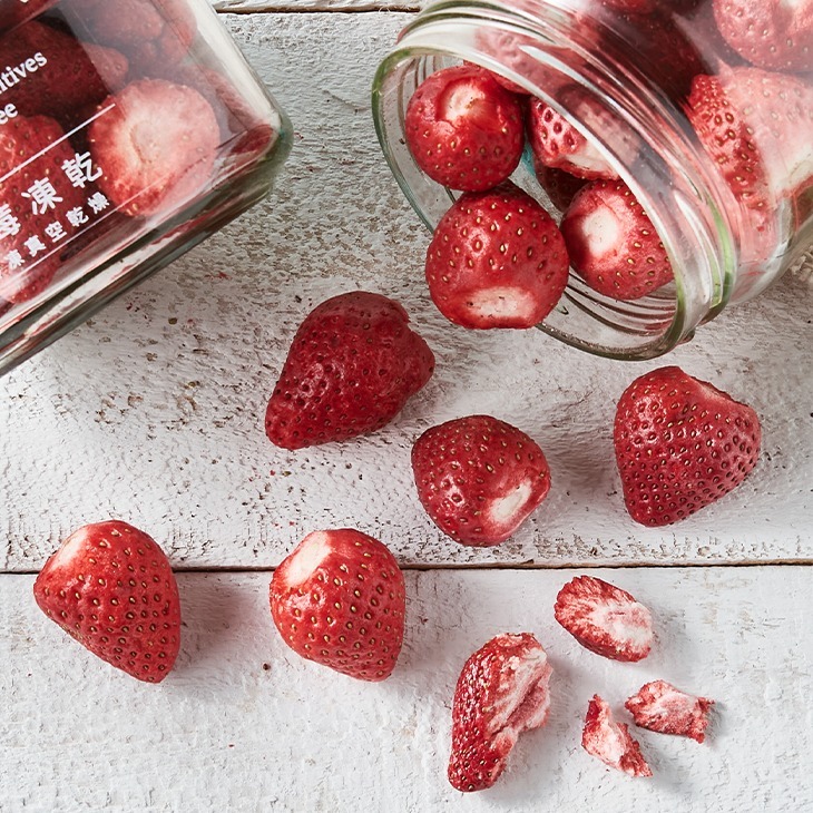 太空果乾 - 國產草莓 （14gX2入） 零添加 冷凍乾燥 我爸種的 婚禮小物 嬰幼食品 毛孩零嘴 健康零嘴 高纖低卡-細節圖2