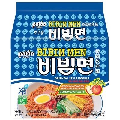 韓國 八道 Paldo 韓式香辣冷拌麵 5入 BTS推薦 冷拌麵