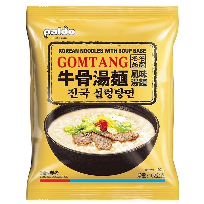 韓國 八道 Paldo 牛骨湯麵 單包嘗鮮 或 整袋(5入)-細節圖2
