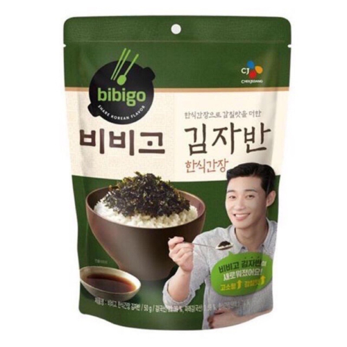 韓國 CJ BiBiGo 韓式醬油海苔酥 朴敘俊代言 海苔酥 50g