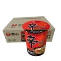 【obbamart韓國世界】整箱購  農心 辛拉麵 辣白菜 天婦羅 海苔 杯麵 ( 12杯/每箱)-規格圖1