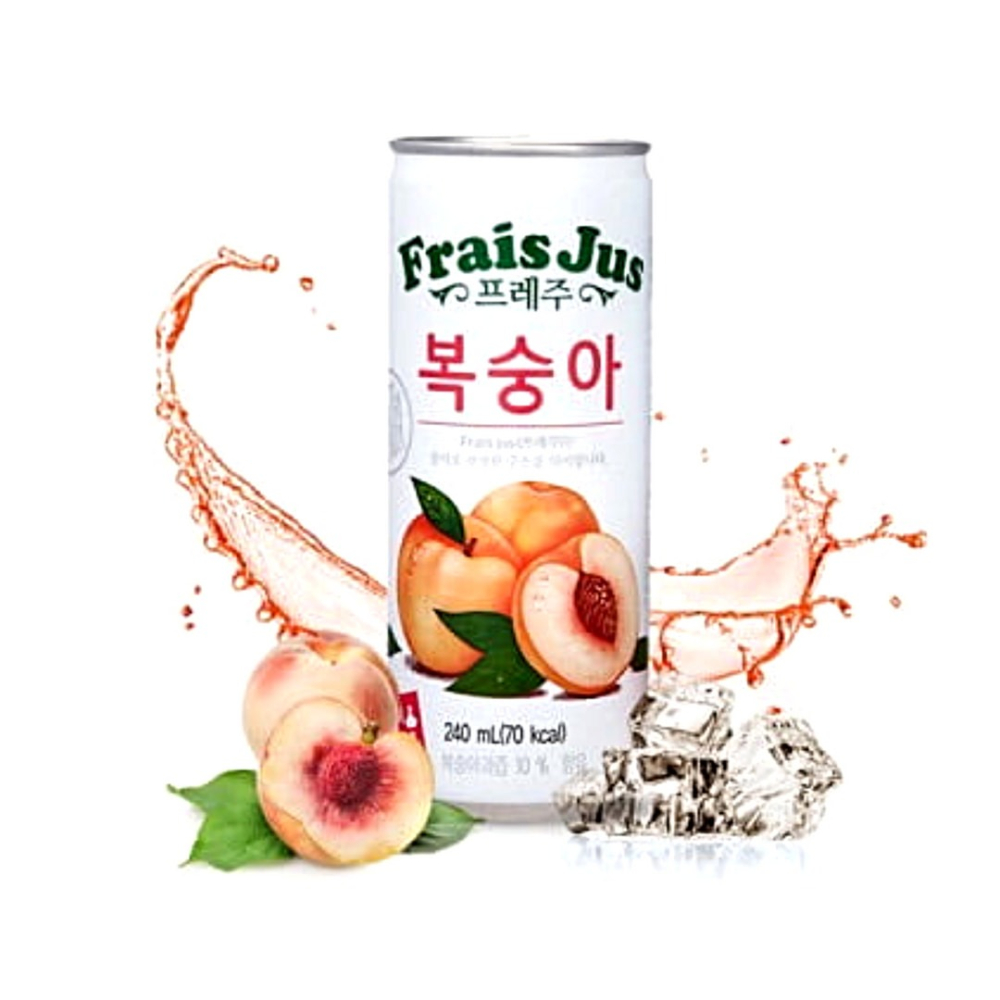 韓國 Frais Jus 水蜜桃果汁 240ml-細節圖2