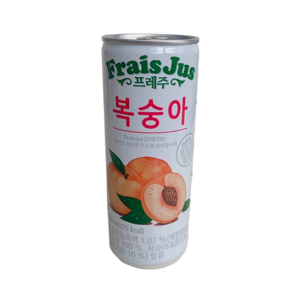 韓國 Frais Jus 水蜜桃果汁 240ml-細節圖3