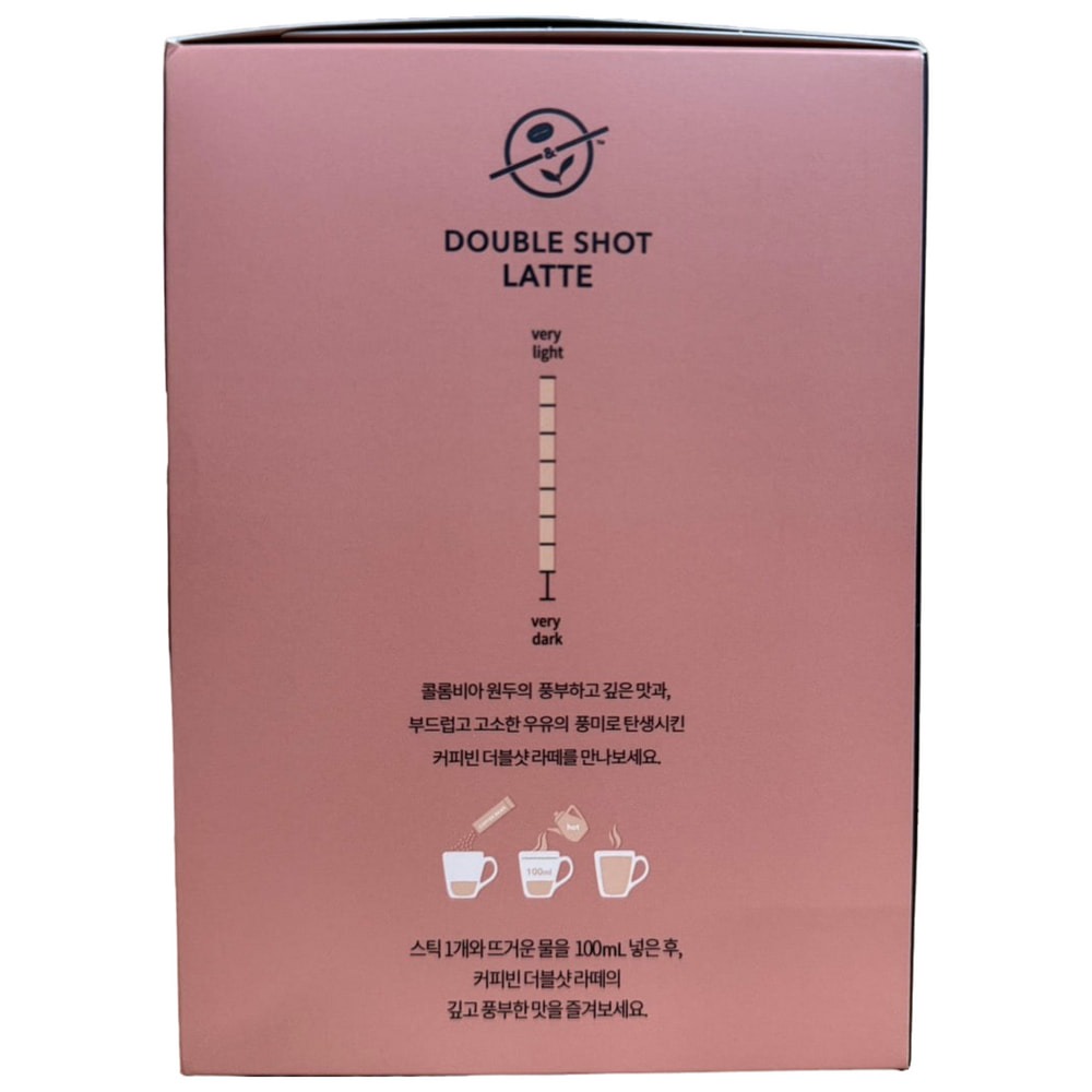 韓國 COFFEBEAN 雙倍咖啡拿鐵 l 咖啡拿鐵 30入-細節圖2