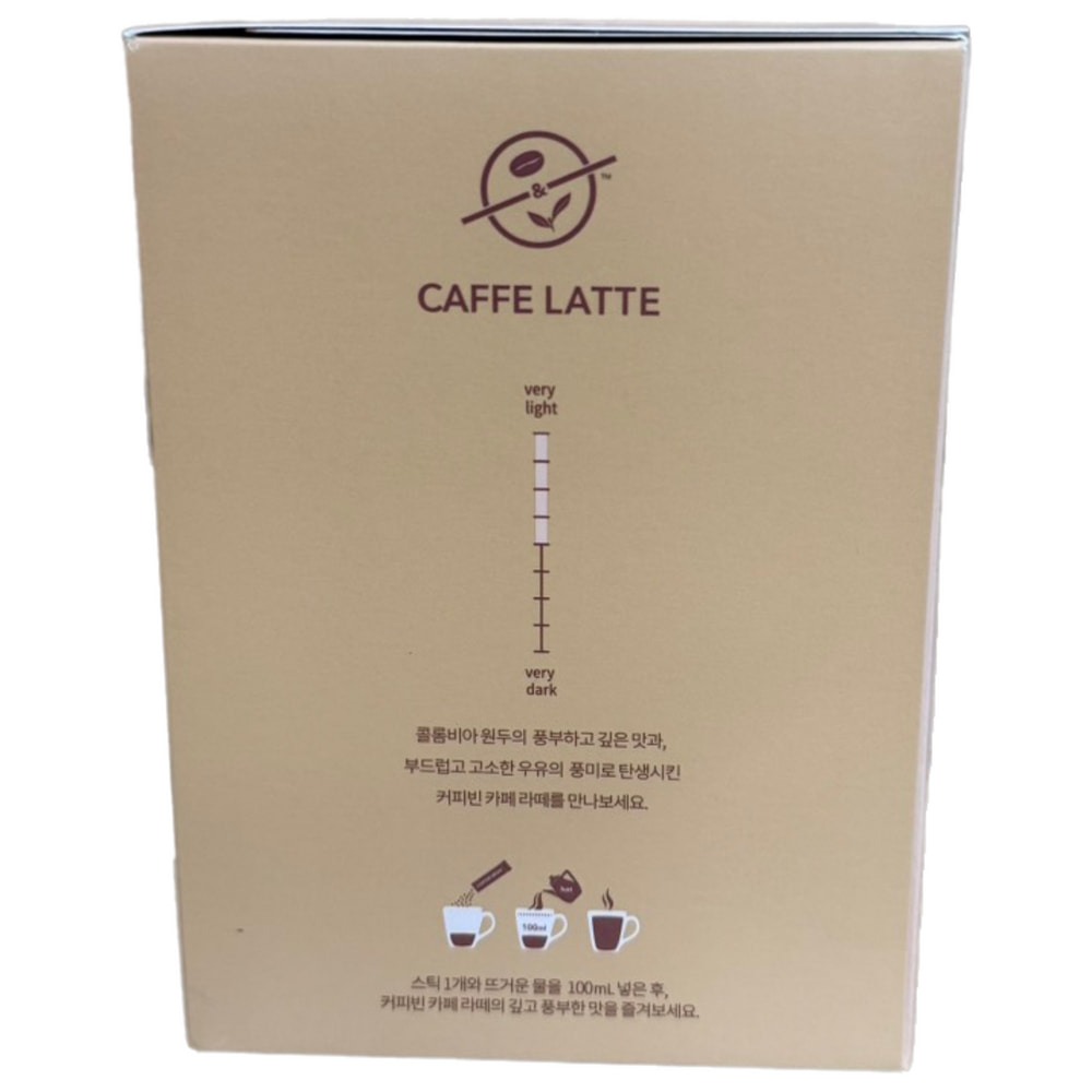 韓國 COFFEBEAN 雙倍咖啡拿鐵 l 咖啡拿鐵 30入-細節圖4