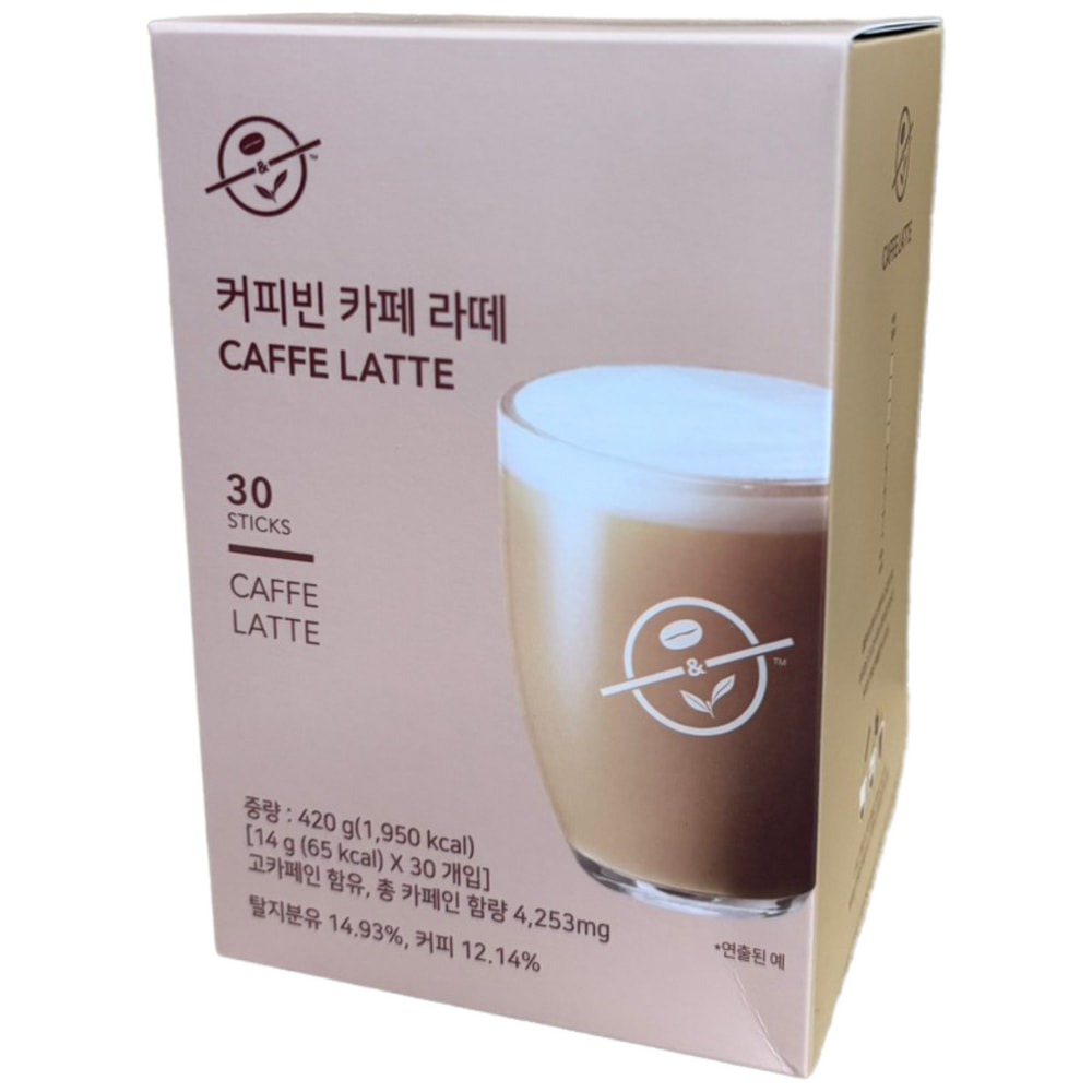 韓國 COFFEBEAN 雙倍咖啡拿鐵 l 咖啡拿鐵 30入-規格圖4