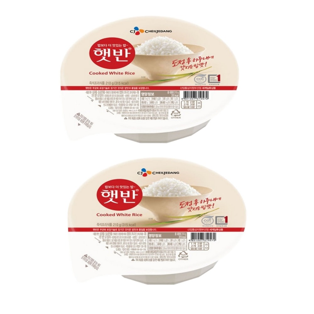 韓國 CJ 微波白飯 6入組-細節圖2