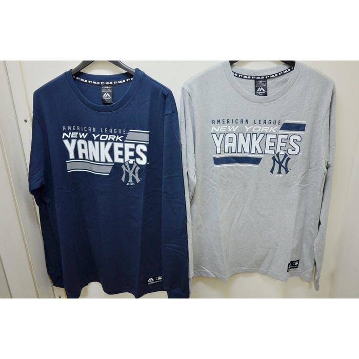 下殺六折.台灣製☆嘉義水上全宏☆創信MLB美國大聯盟 紐約洋基LOGO棉長T.薄長T恤.純棉-細節圖2
