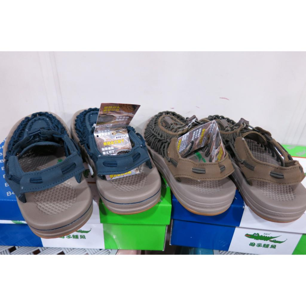 優惠免運☆嘉義水上全宏☆母子鱷魚.BFF5805卓越機能時尚編織護趾運動涼鞋.潮流百搭....-細節圖6