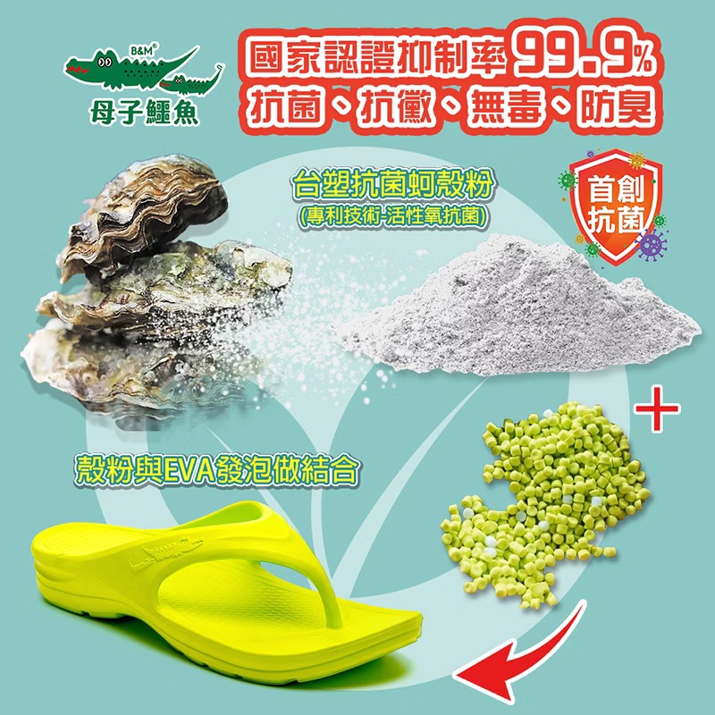 嘉義實體門市.母子鱷魚必勝四代y拖 BN568 男女鞋.慢跑拖.馬拉松拖-細節圖8