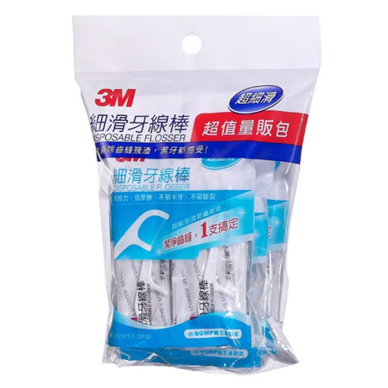 3M 細滑牙線棒 36支/32支 散裝36支x12包 贈48支-細節圖3