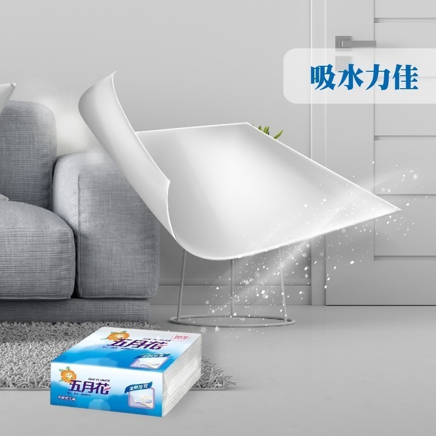 五月花  平版衛生紙  400張 箱購 6入X8串/箱-細節圖3