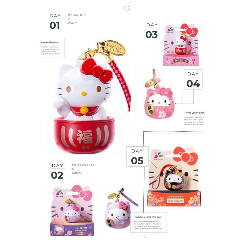 Hello kitty 招財達摩 和風限定版達摩 3D達摩造型悠遊卡 和風達摩造型悠遊卡 和風達摩-細節圖2