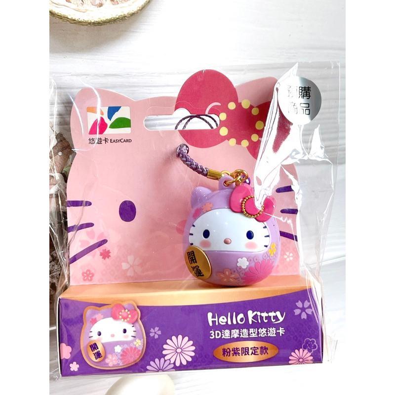Hello kitty 招財達摩 和風限定版達摩 3D達摩造型悠遊卡 和風達摩造型悠遊卡 和風達摩-細節圖7