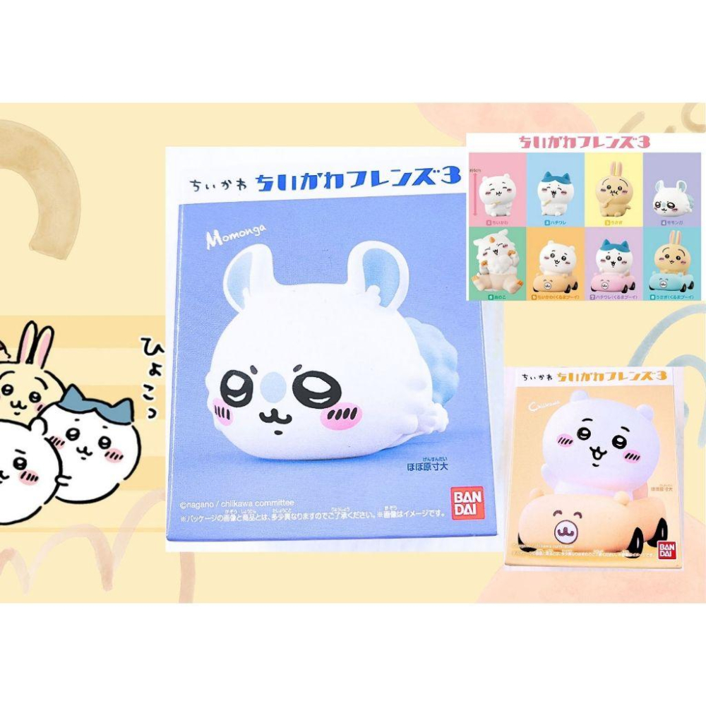 萬代BANDAI chiikawa 吉伊卡哇好朋友03 軟膠公仔 盒玩 現貨-細節圖4