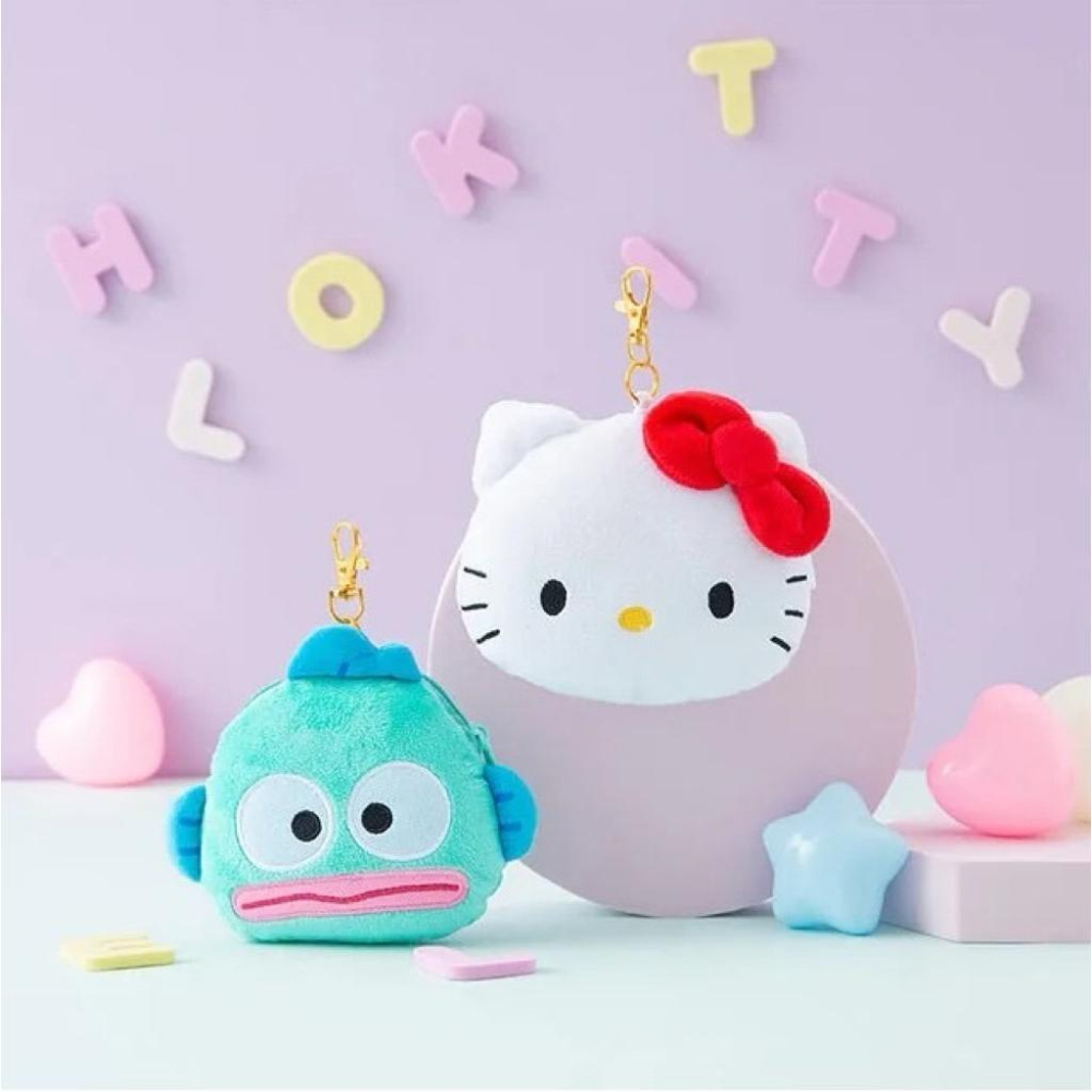 【超級悠遊卡】絨毛娃娃悠遊卡 三麗鷗大臉娃娃Supercard拉繩造型悠遊卡-Hello Kitty 人魚漢頓-細節圖2