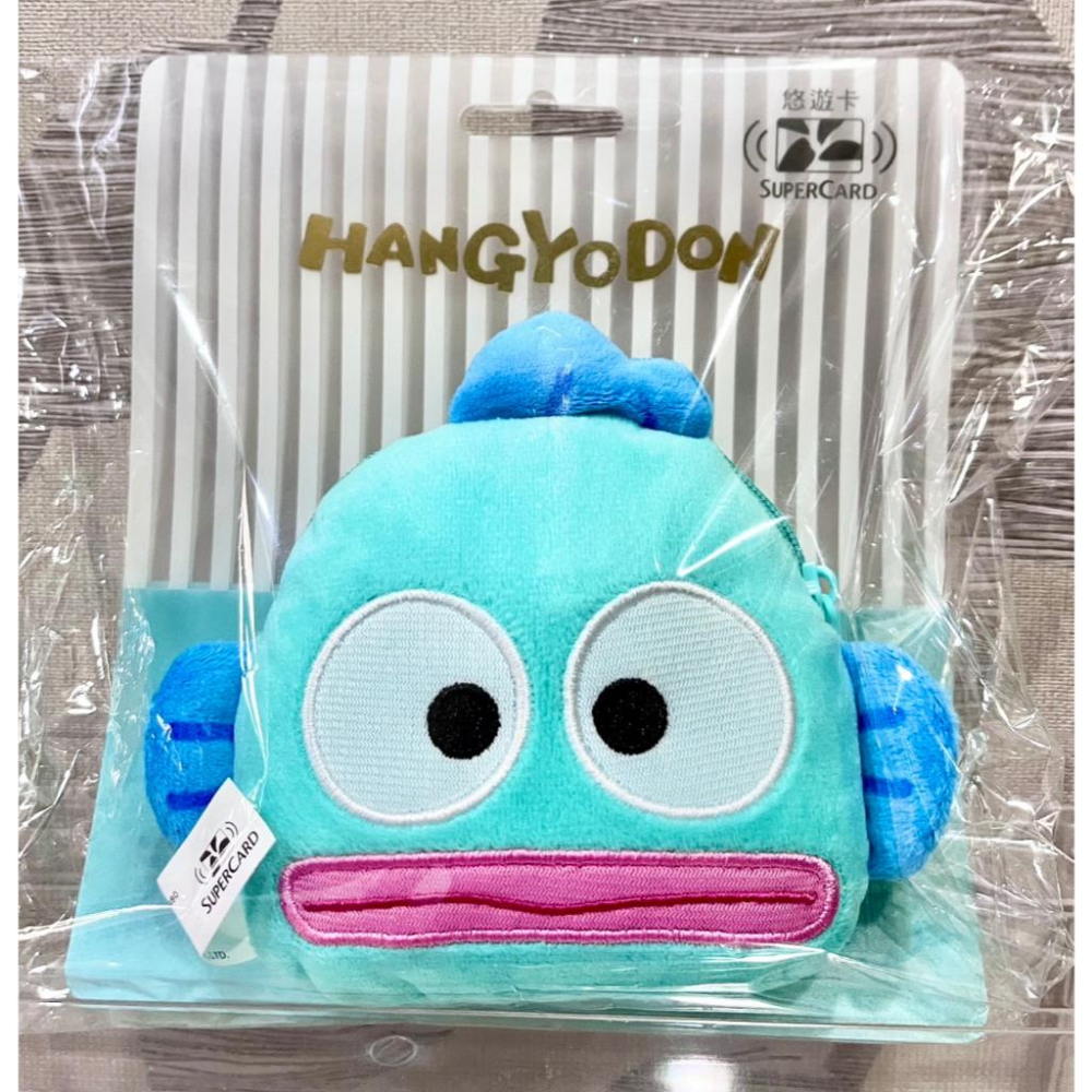 【超級悠遊卡】絨毛娃娃悠遊卡 三麗鷗大臉娃娃Supercard拉繩造型悠遊卡-Hello Kitty 人魚漢頓-細節圖3