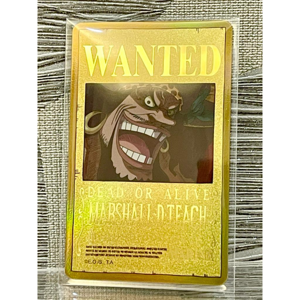 現貨【超級悠遊卡】航海王懸賞圖系列SUPERCARD悠遊卡 黑鬍子+巴其 2張一組一起賣-細節圖6