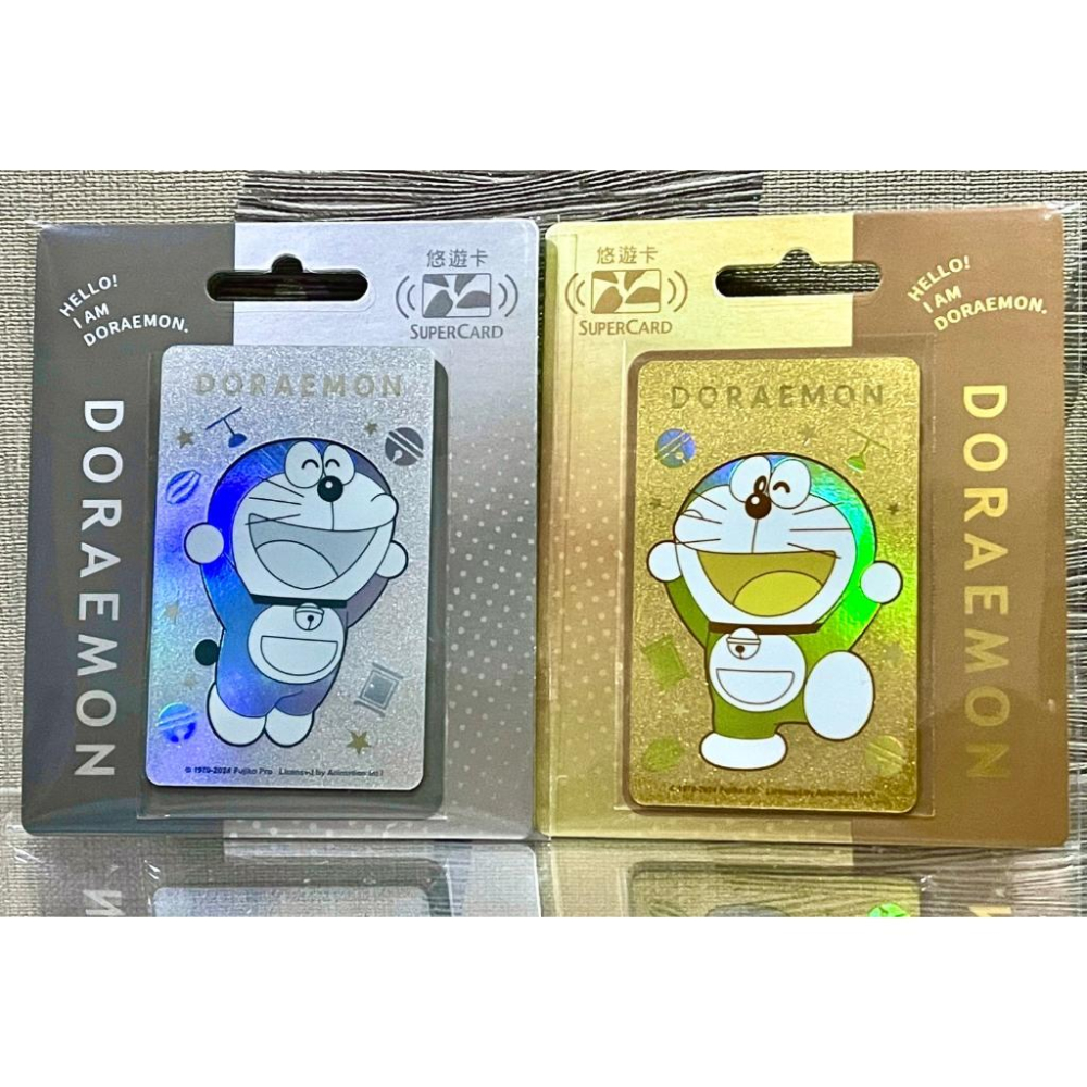 哆啦A夢悠遊卡 可手機儲值 nfc卡 超級悠遊卡 限定金卡 限定銀卡 限定金 限定銀-細節圖2