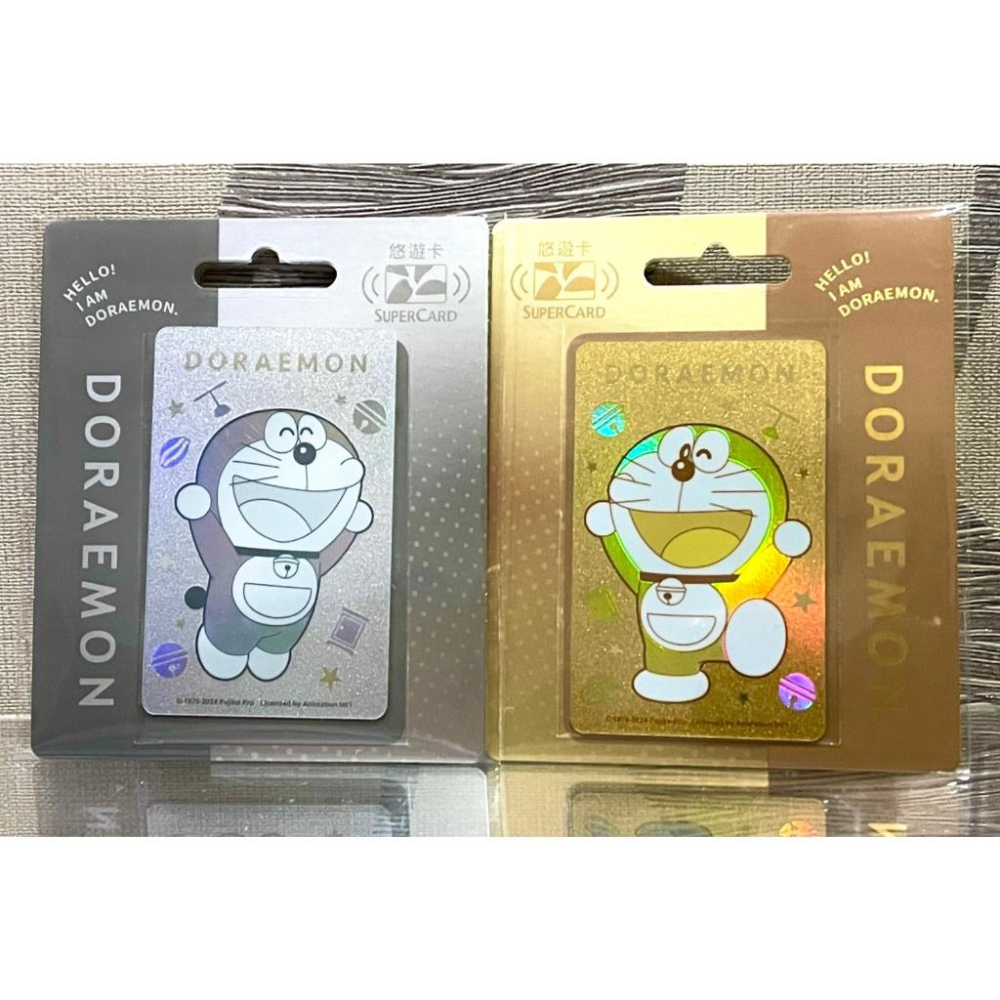 哆啦A夢悠遊卡 可手機儲值 nfc卡 超級悠遊卡 限定金卡 限定銀卡 限定金 限定銀-細節圖3