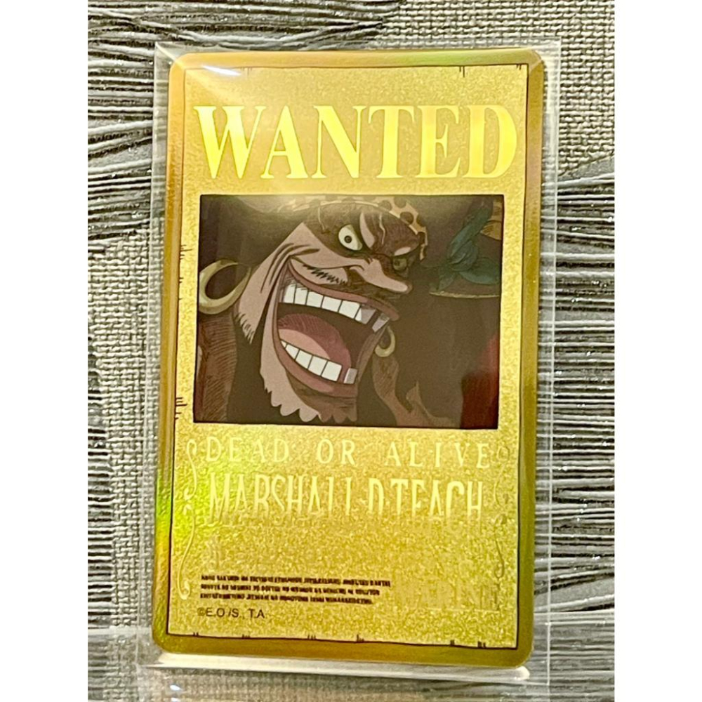 【超級悠遊卡】航海王懸賞圖系列SUPERCARD悠遊卡 盲包 共十四款 魯夫 香克斯 傑克 黑鬍子 巴其 金卡專區-細節圖2