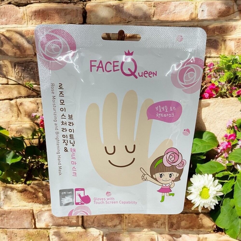 韓國FACEQueen蜂蜜牛奶手膜/玫瑰嫩白保濕手膜 現貨快速出貨一包一對 F03-11-規格圖3