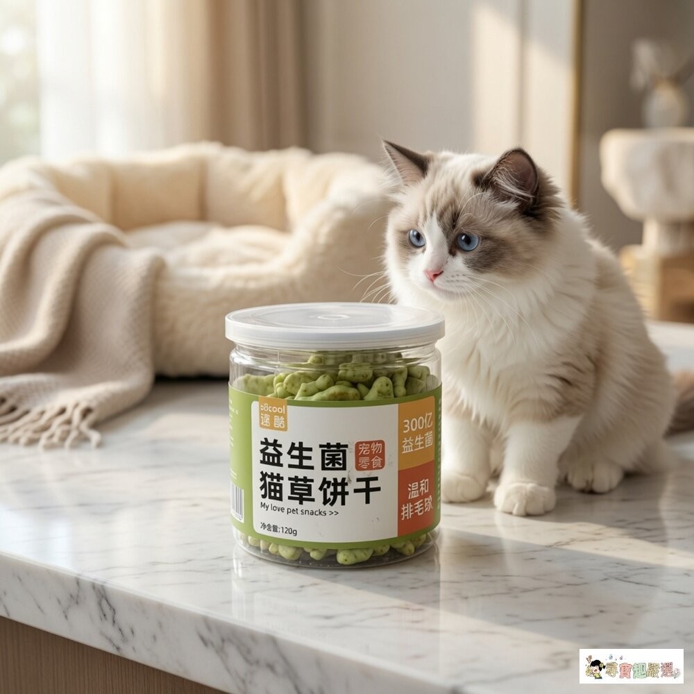 現貨 去毛球貓草餅乾/益生菌貓草餅乾/貓草餅乾/貓草/貓薄荷 4-5現貨-細節圖2