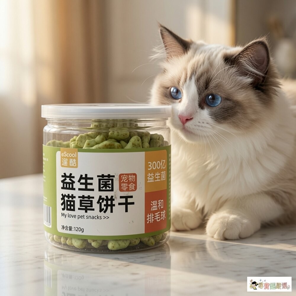 現貨 去毛球貓草餅乾/益生菌貓草餅乾/貓草餅乾/貓草/貓薄荷 4-5現貨-細節圖3