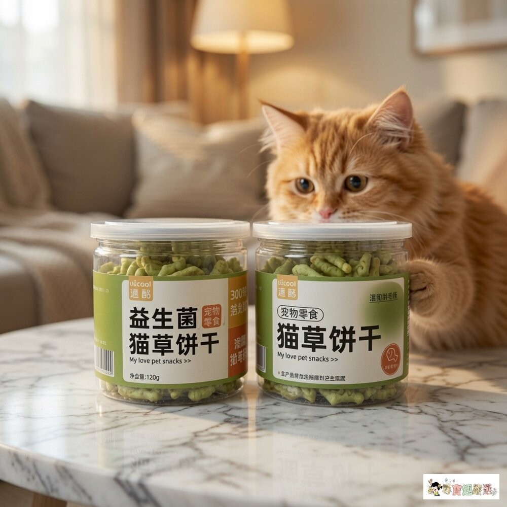 現貨 去毛球貓草餅乾/益生菌貓草餅乾/貓草餅乾/貓草/貓薄荷 4-5現貨-細節圖5