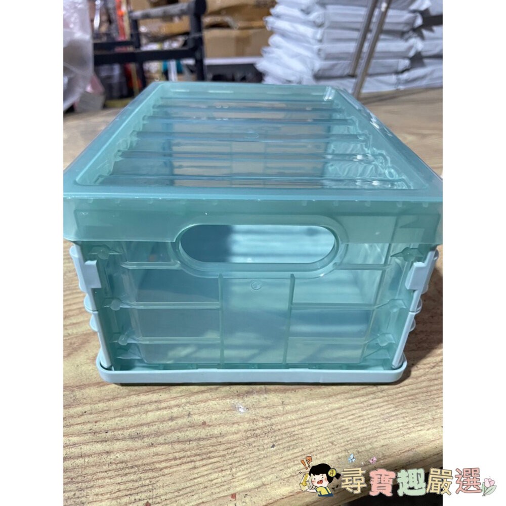 *尋寶趣嚴選* 現貨 桌面收納 小物收納  折疊 收納箱/三款顏色/快速出貨現貨-細節圖6