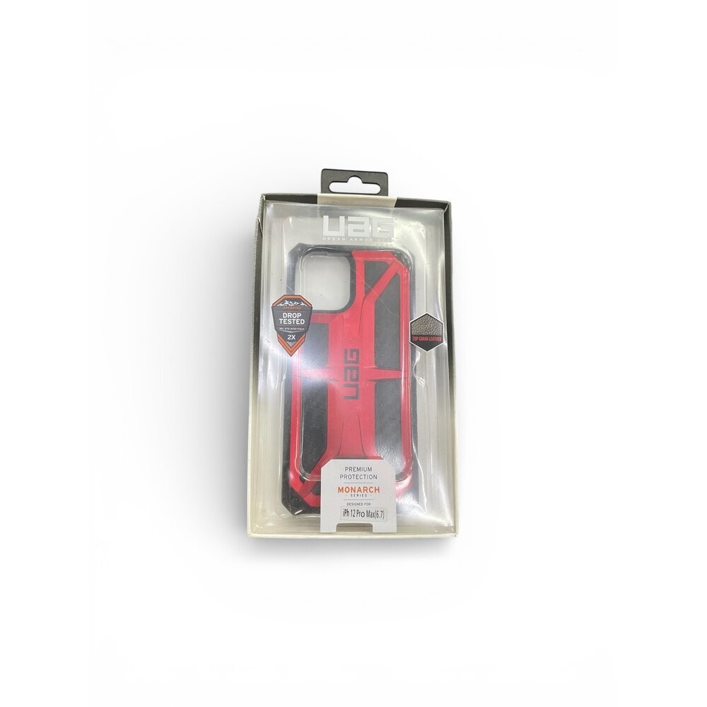 蘋果12 PRO MAX(6.7)UAG軍規防摔手機殼 黑紅/全藍/墨綠/灰銀色/黑色-規格圖5