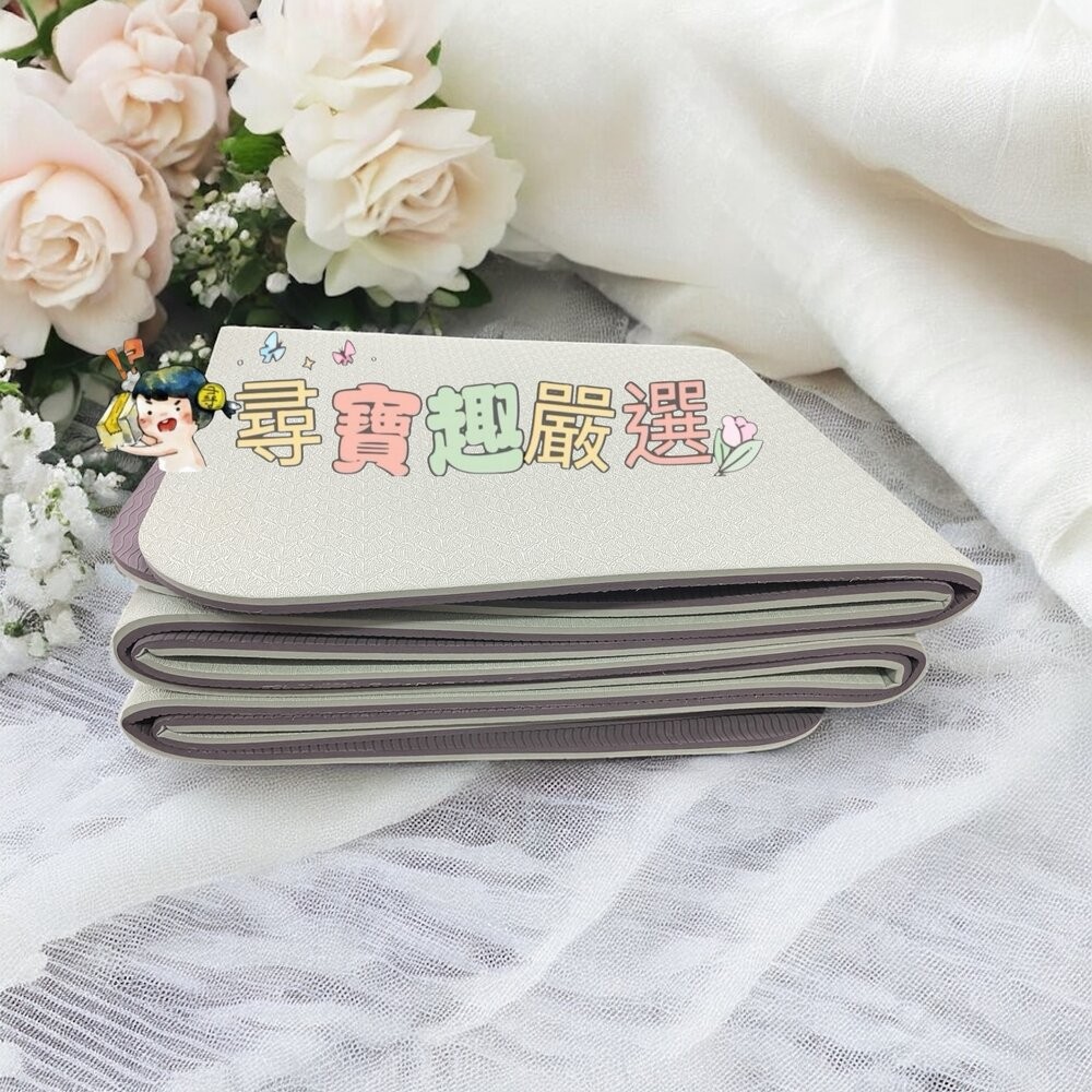 mojeer 雙紋路單色瑜珈墊  灰色/雙色瑜珈墊 蘋果綠/灰色 加厚現貨-規格圖7