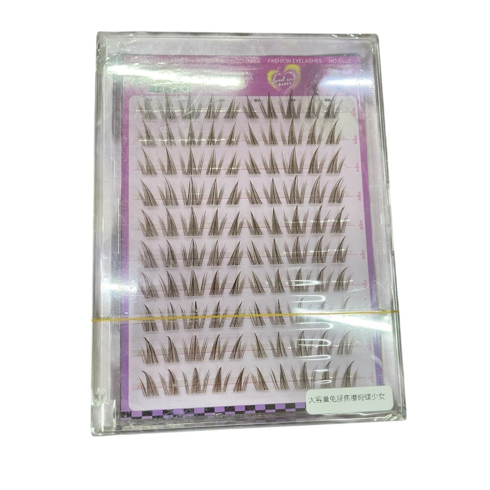 免膠睫毛 焦糖小珍珠/免膠焦糖色孔雀魚/免膠自然韓系蓬鬆款/免膠法式蓬鬆款/免膠小火苗下睫毛/免膠睫毛 免膠焦糖小花兔下-規格圖11