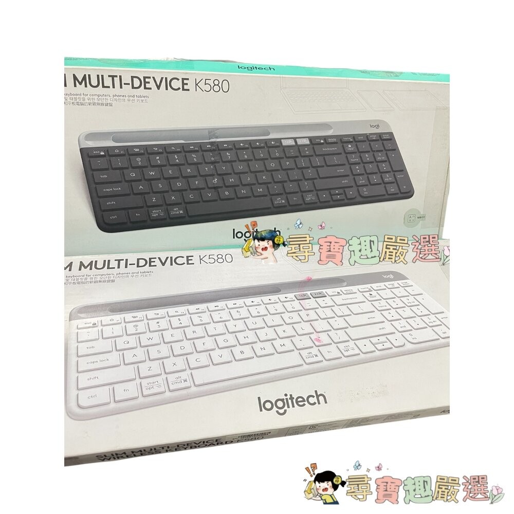 Logitech羅技 K580超薄跨平台無線藍芽鍵盤石磨黑/無線藍芽鍵盤 白色/K380無線藍芽鍵盤白色(展示機)/K3-細節圖4