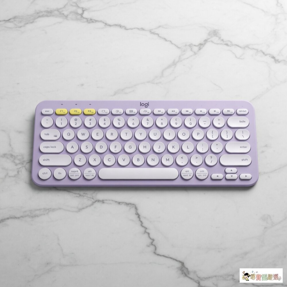 九成新 展示機 盒損 Logitech羅技 K380無線藍芽鍵盤白色/粉色/紫色/灰色 無接收器 5-5現貨-細節圖2