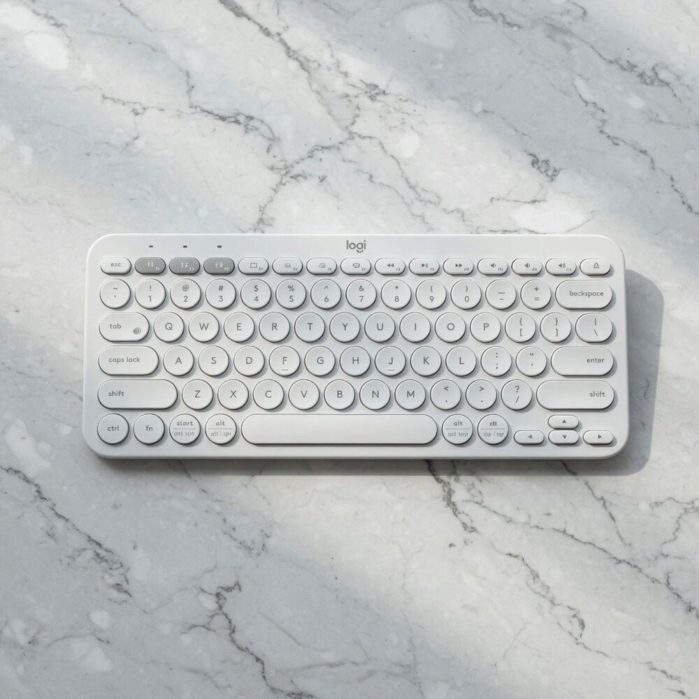 九成新 展示機 盒損 Logitech羅技 K380無線藍芽鍵盤白色/粉色/紫色/灰色 無接收器 5-5現貨-規格圖6