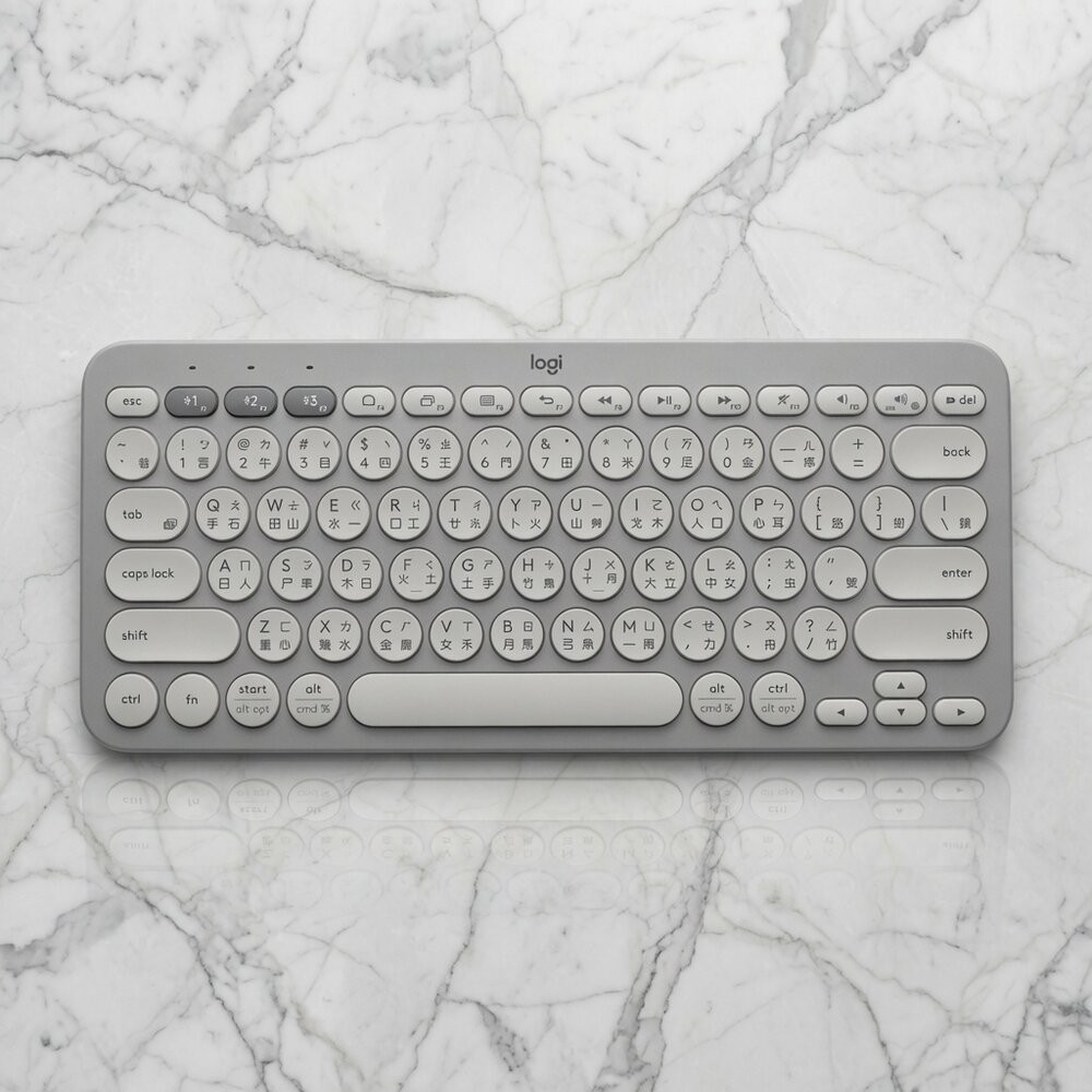 九成新 展示機 盒損 Logitech羅技 K380無線藍芽鍵盤白色/粉色/紫色/灰色 無接收器 5-5現貨-規格圖6