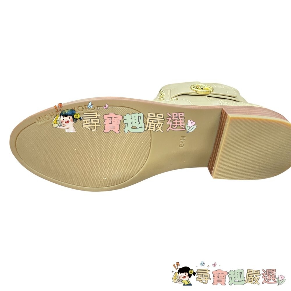 *尋寶趣嚴選*女鞋 女短靴 品牌 當日出貨 MK 卡其鉚釘短靴 6號半 平行輸入全新品無外盒現貨-細節圖3