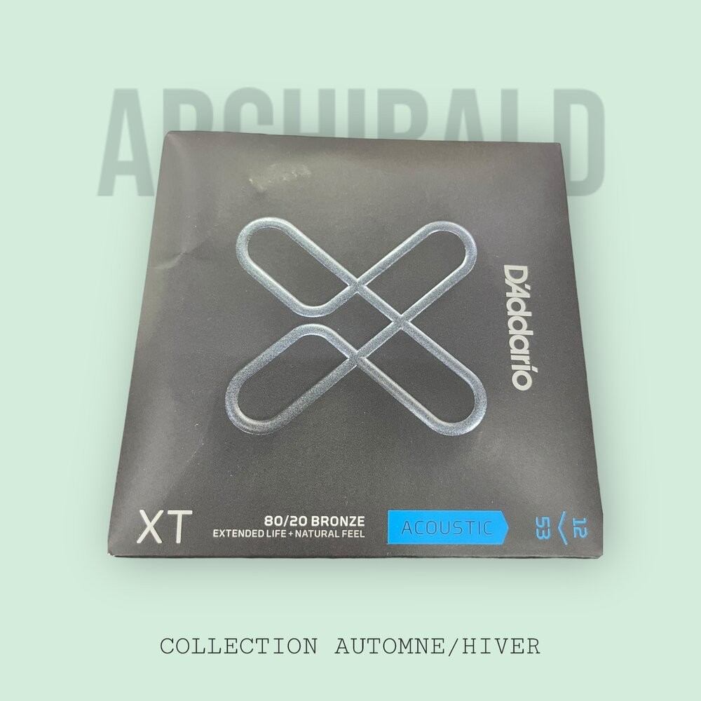 美國品牌 D'Addario XT系列磷青銅塗層民謠吉他弦10-47/12-53/XS系列磷青銅塗層民謠吉他弦10-47-規格圖7