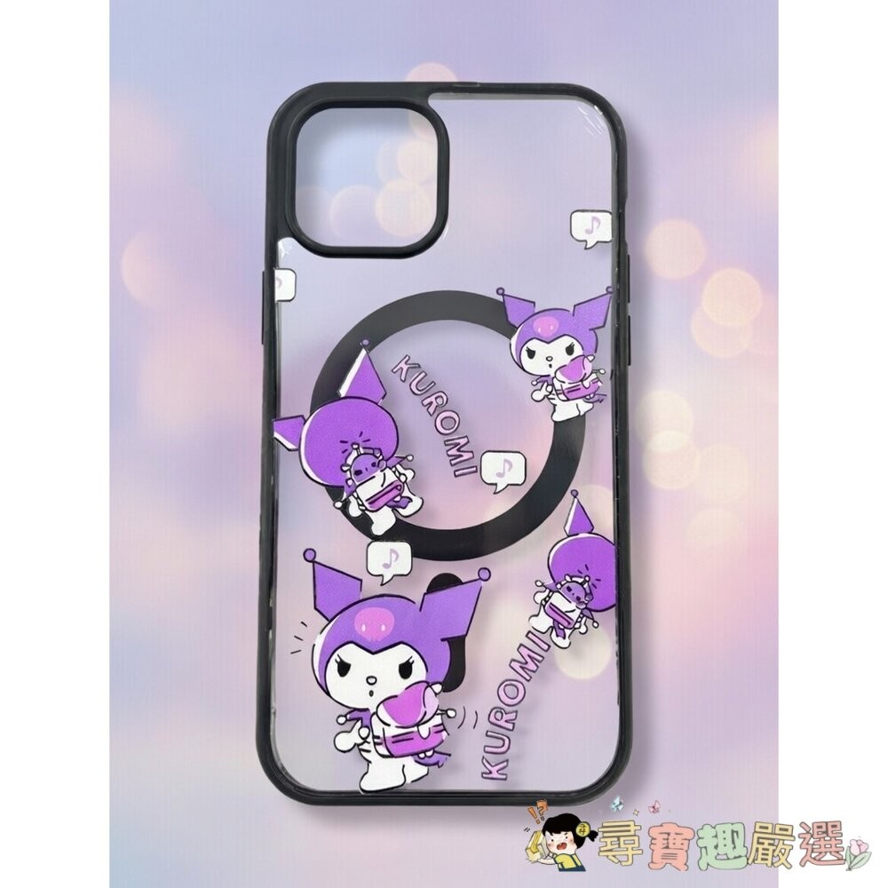 Kuromi庫洛米 iPhone 手機殼 iPhone 12 Kuromi 多角度可愛/生氣表情/Kuromi庫洛米 i-細節圖3