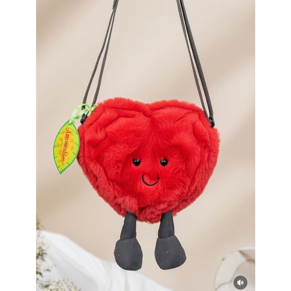 Jellycat 炸毛企鵝 / 跳岩企鵝 絨毛玩偶/Jellycat Amuseables 系列 紅色大腦/吐司/灰色雲-規格圖5