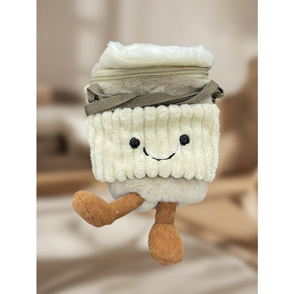 Jellycat 炸毛企鵝 / 跳岩企鵝 絨毛玩偶/Jellycat Amuseables 系列 紅色大腦/吐司/灰色雲-規格圖5