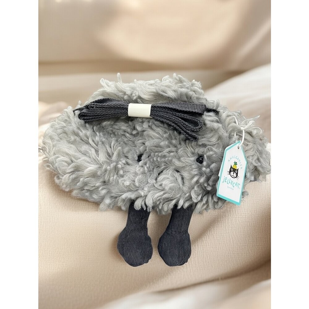 Jellycat 炸毛企鵝 / 跳岩企鵝 絨毛玩偶/Jellycat Amuseables 系列 紅色大腦/吐司/灰色雲-規格圖5